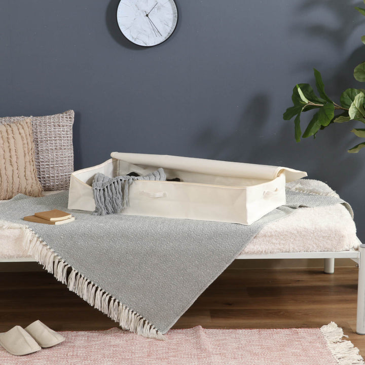 収納ケース布ふた付き魅せる収納ケースM