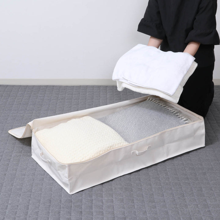 収納ケース布ふた付き魅せる収納ケースM