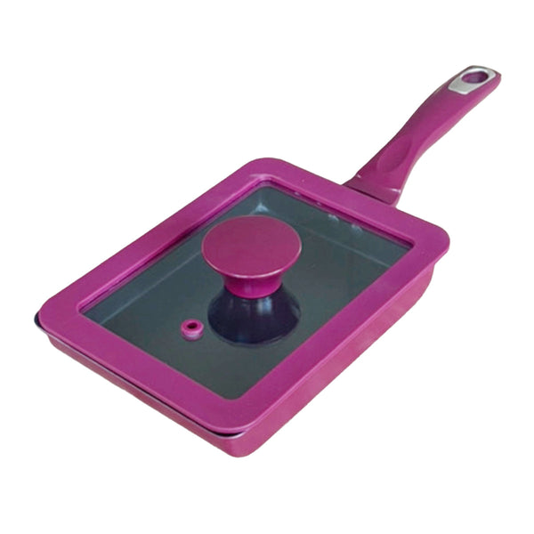 卵焼き器13×18cmガラス蓋付きミキトル