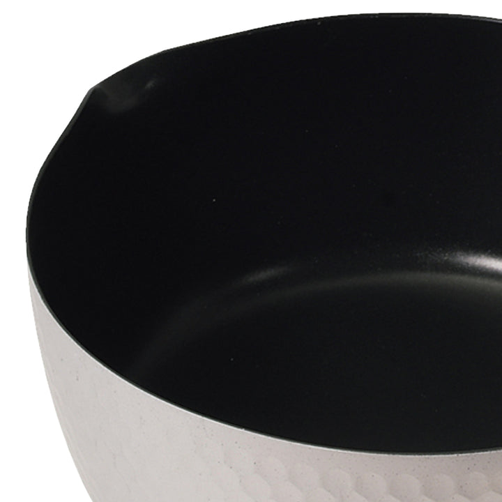 雪平鍋20cmガス火専用エレットアルマイト加工内面ふっ素加工