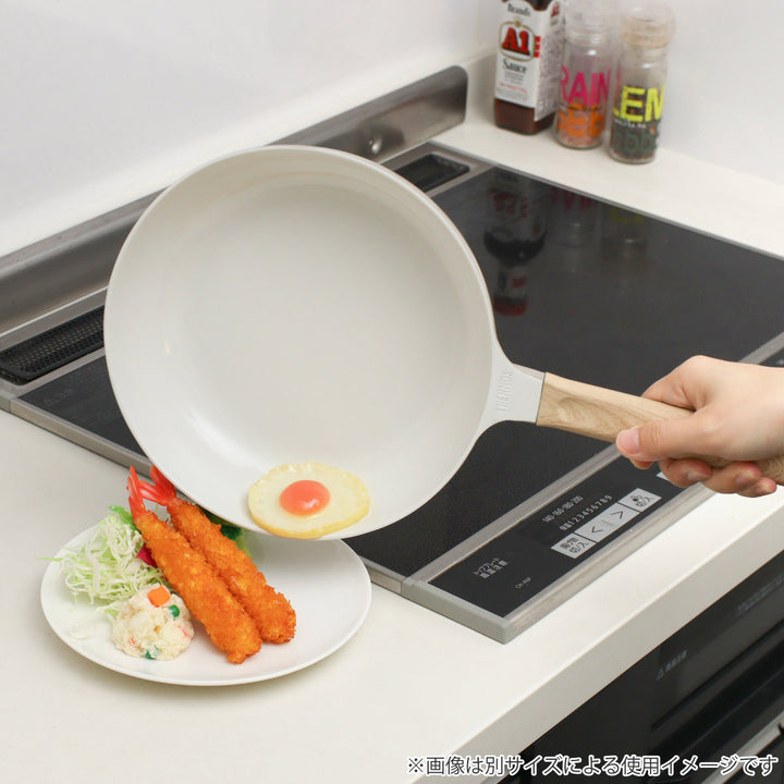 サーモスフライパン28cm深型IH対応セラプロテクトセラミックマルチパン