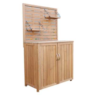 物置 パネル付収納庫 80 木製