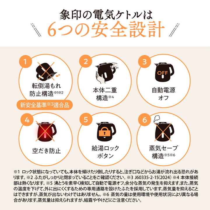象印電気ケトル1.2L大容量安全設計空だき防止メーカー保証付き