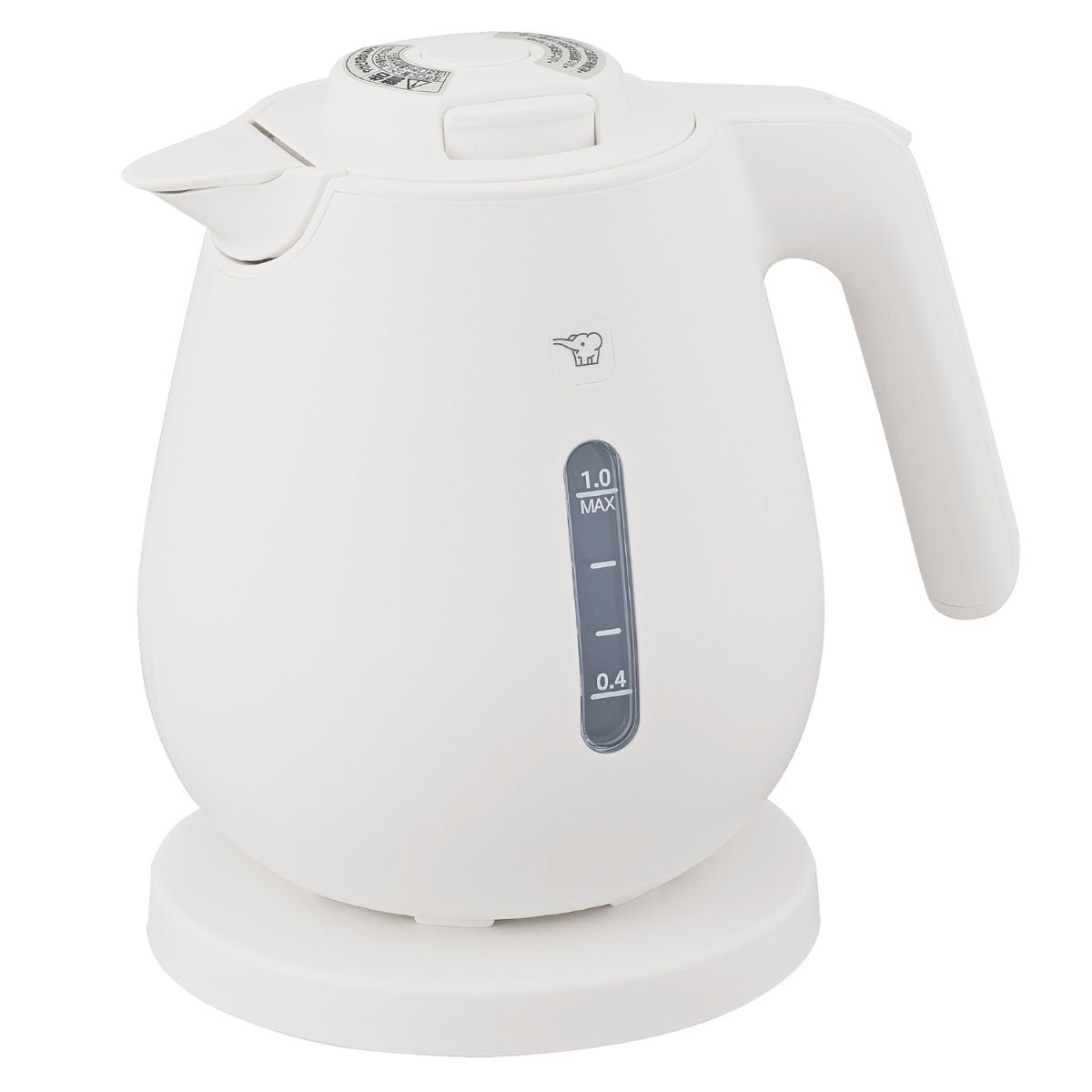 超美品⭐︎象印　電気ケトル　ホワイト 象印 電気ケトル 1L 安全設計 空だき防止 メーカー保証付き – ハウジー