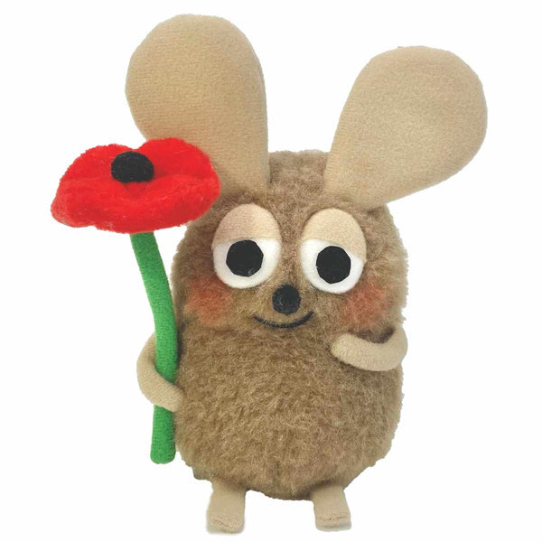 ぬいぐるみふかふかフレデリックはにかみマスコットS