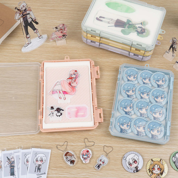 収納ケースクッション付きコレクションケース浅型230A推し活