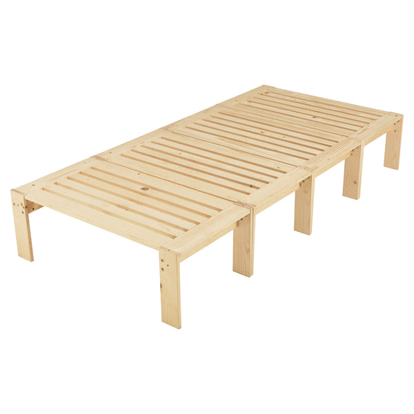 分割式ベッドシングルパイン材組立簡単3WAY