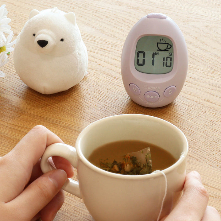 学習タイマースタディエッグ音量調節可能アラーム付き時計ドリテック