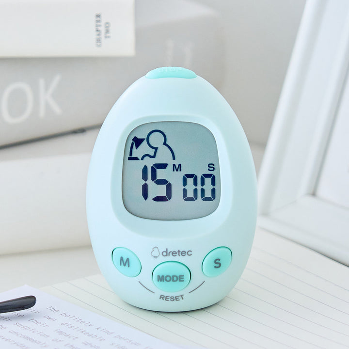 学習タイマースタディエッグ音量調節可能アラーム付き時計ドリテック