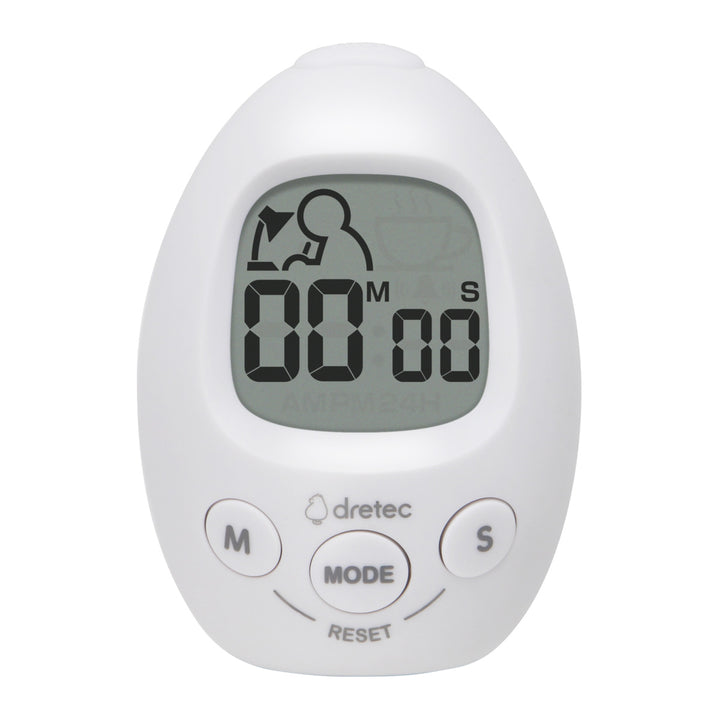 学習タイマースタディエッグ音量調節可能アラーム付き時計ドリテック