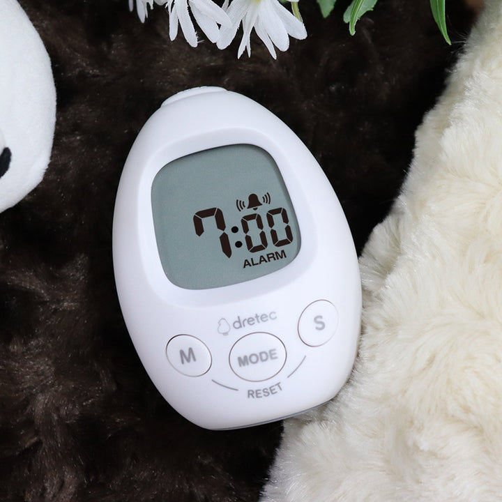 学習タイマースタディエッグ音量調節可能アラーム付き時計ドリテック