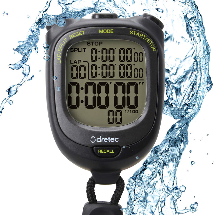 ストップウォッチスピールL防水バックライト