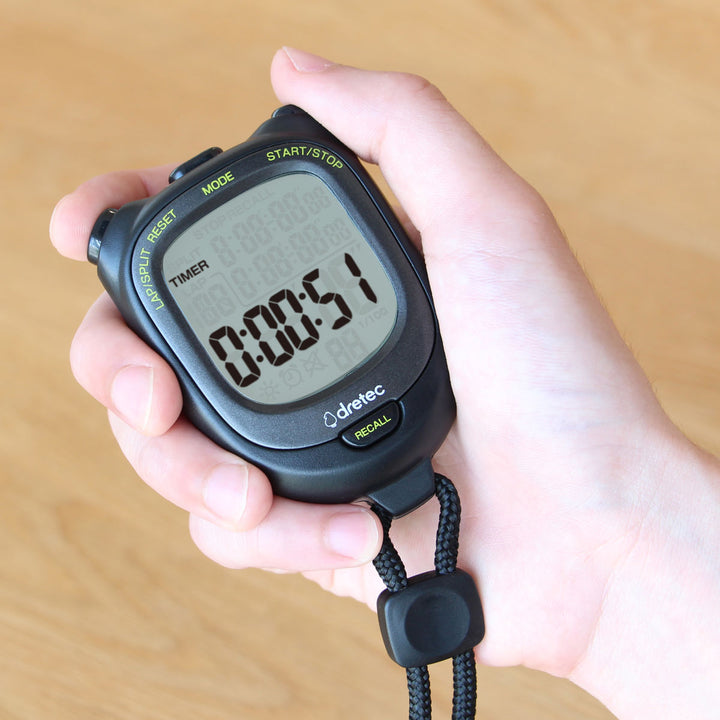 ストップウォッチスピールL防水バックライト