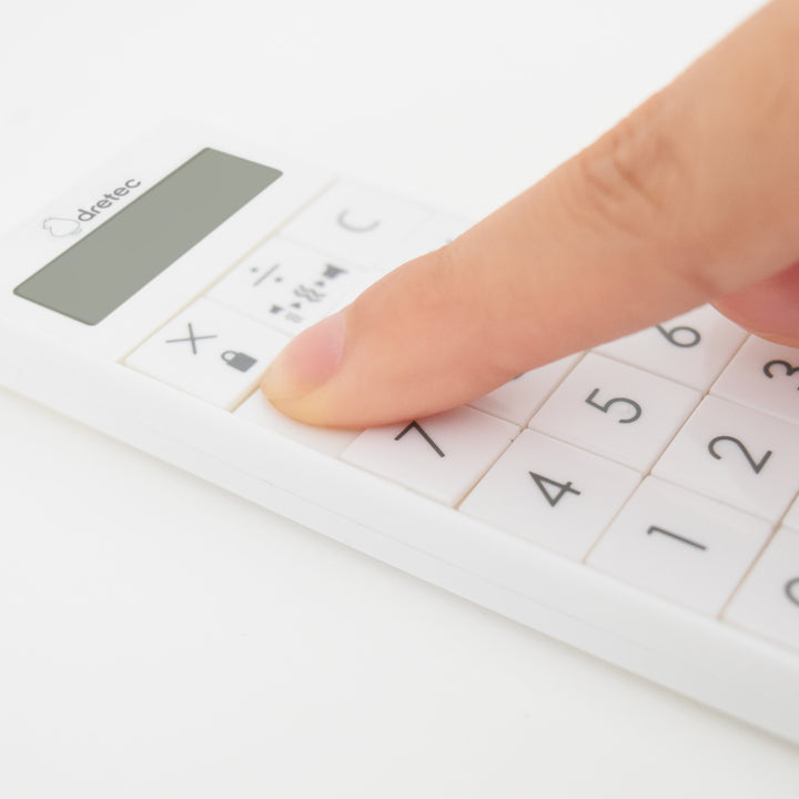 タイマー時計付電卓バイブタイマーネックストラップ付