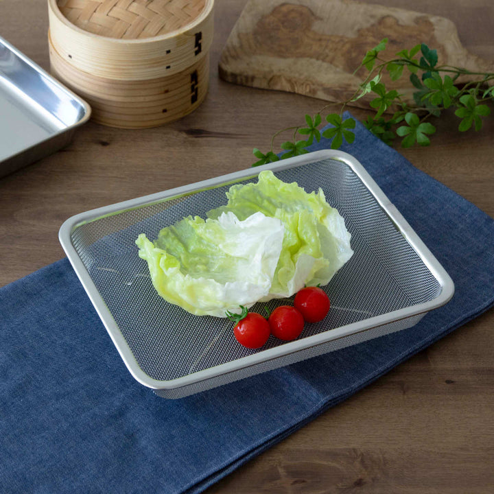 工房アイザワザル角ザル足付15枚取