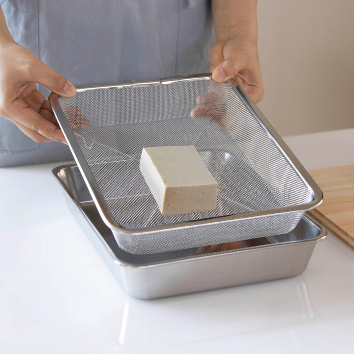 工房アイザワザル角ザル足付15枚取