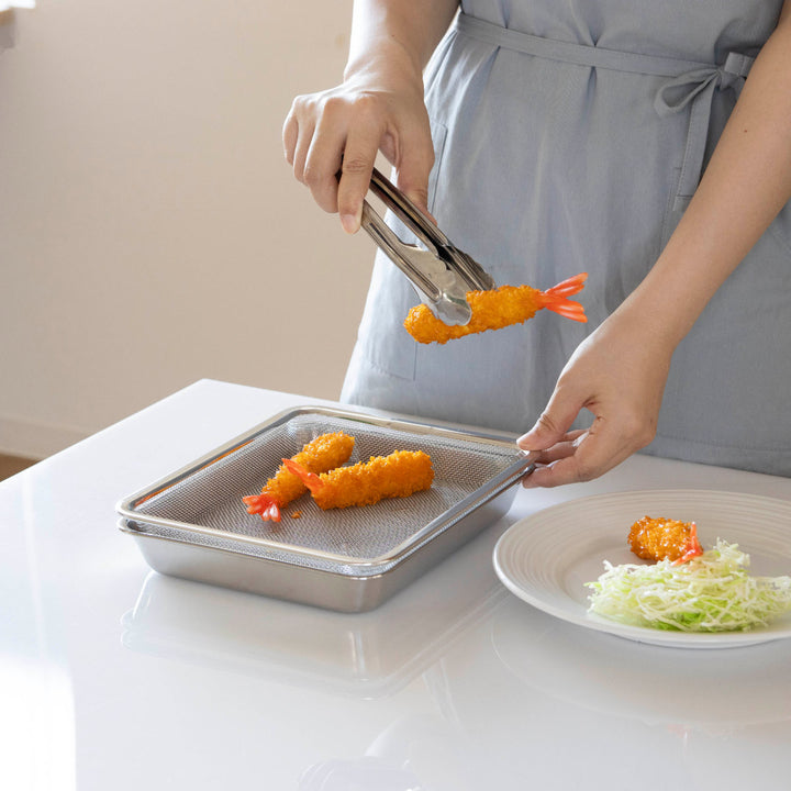 工房アイザワザル角ザル足付18枚取