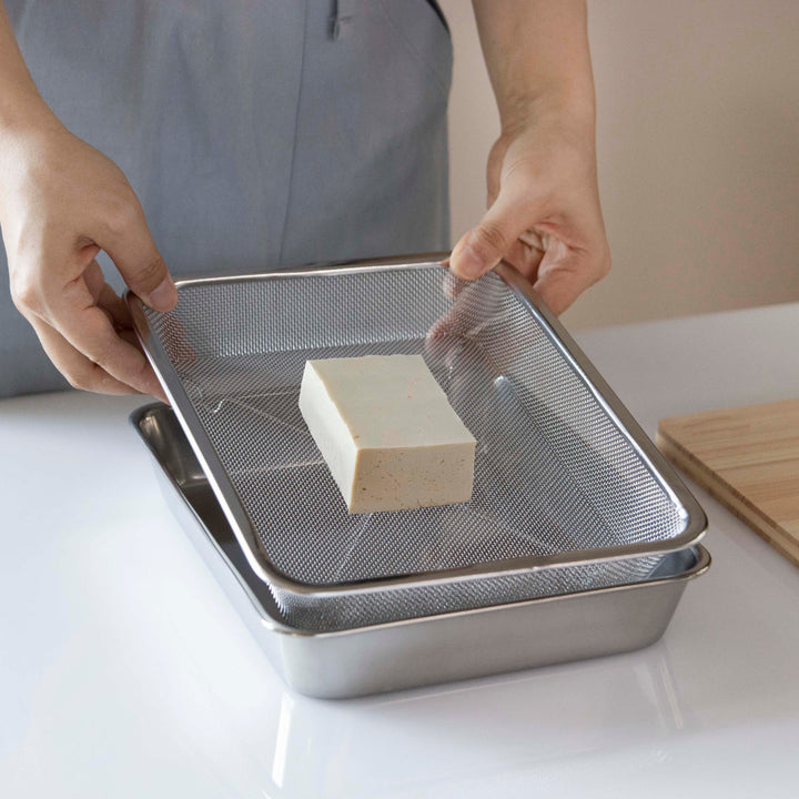 工房アイザワザル角ザル足付18枚取