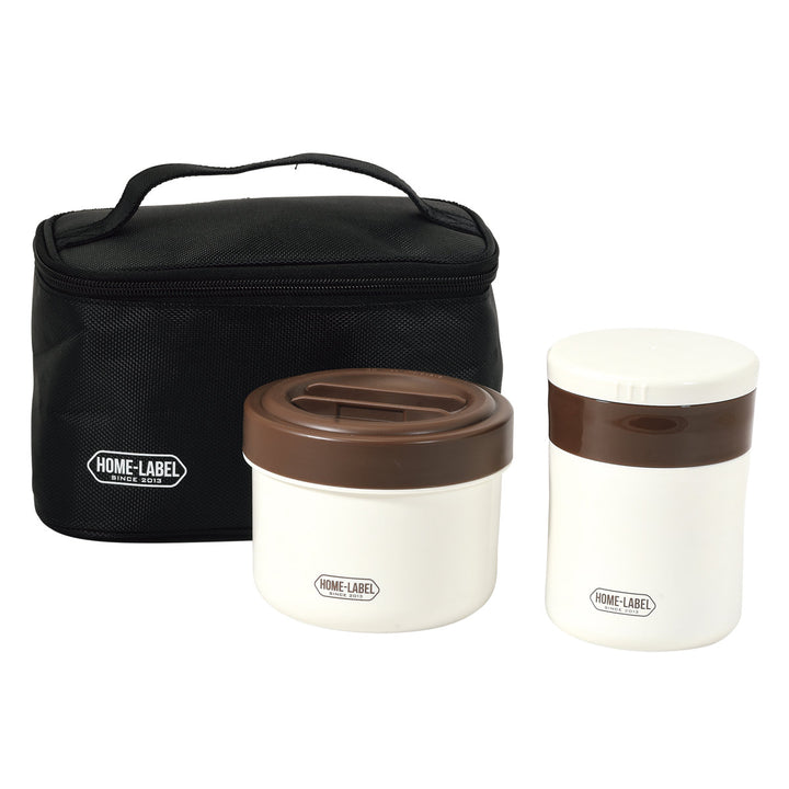 弁当箱ホームレーベル麺の弁当箱＆つゆポット860ml