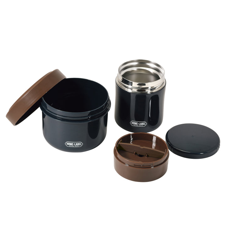 弁当箱ホームレーベル麺の弁当箱＆つゆポット860ml