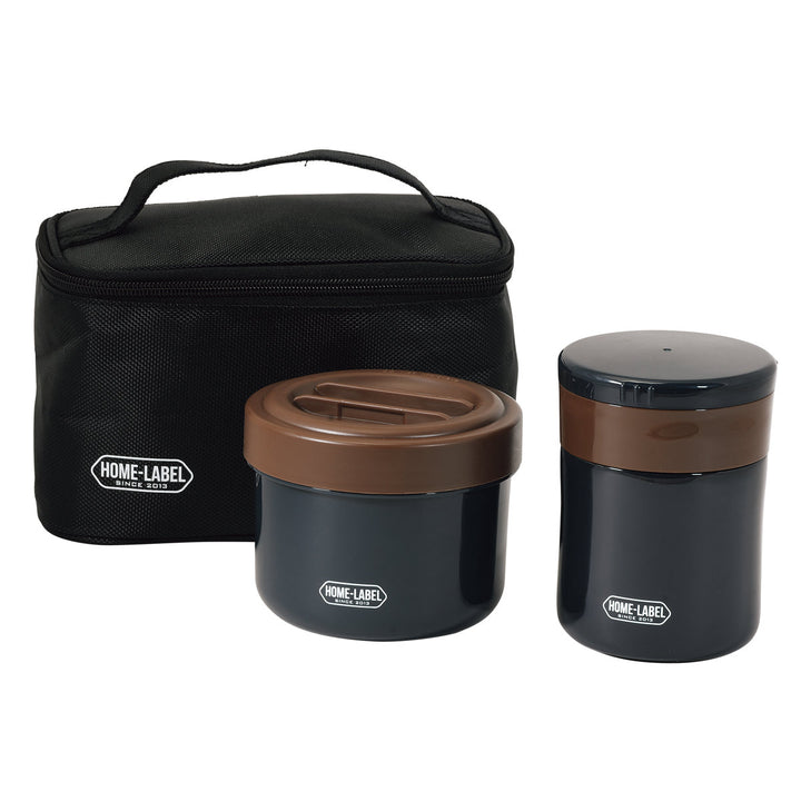 弁当箱ホームレーベル麺の弁当箱＆つゆポット860ml