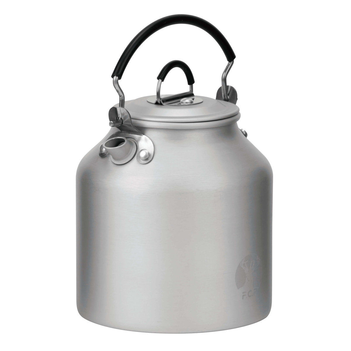 アルミケトル 丸型クッカーに入るアルミケトル625ml F.C.P キャプテン