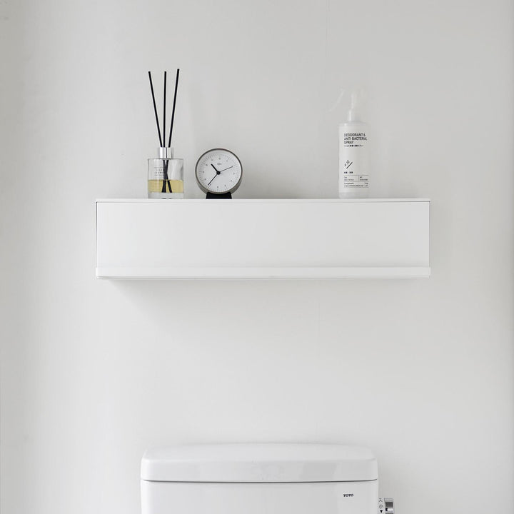 山崎実業towerウォール隠せるトイレ壁収納タワー石こうボード壁対応タワー