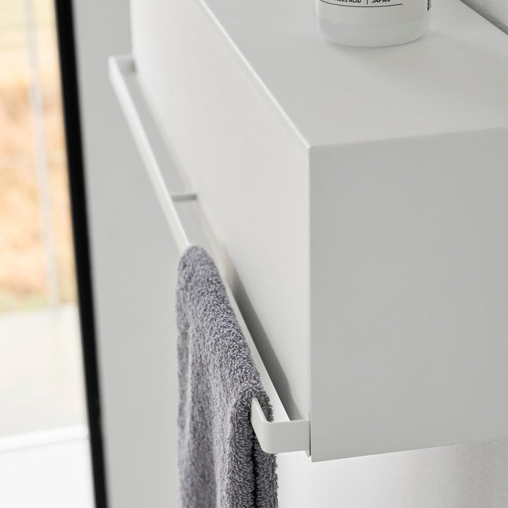 山崎実業towerウォール隠せるトイレ壁収納タワー石こうボード壁対応タワー