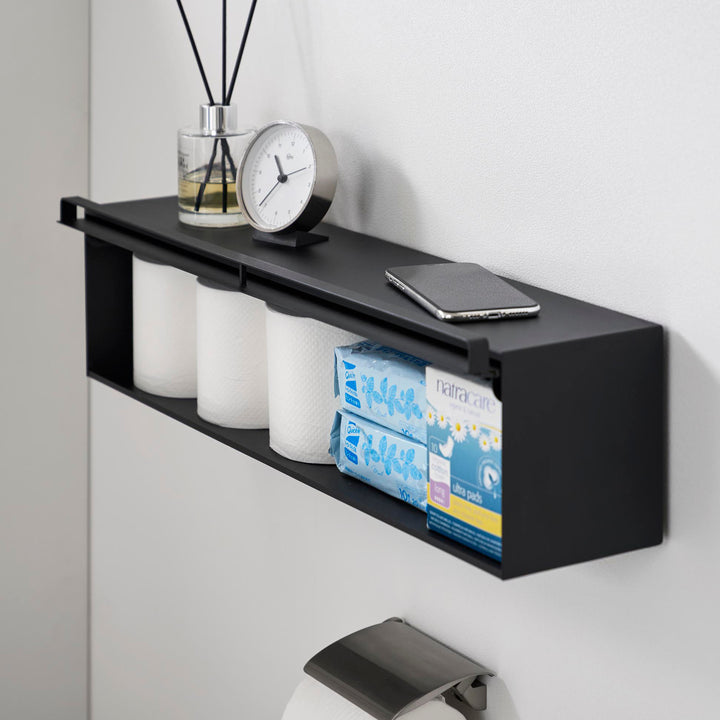 山崎実業towerウォール隠せるトイレ壁収納タワー石こうボード壁対応タワー