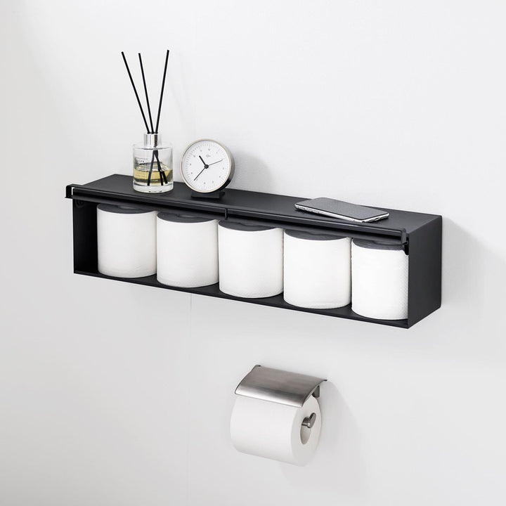 山崎実業towerウォール隠せるトイレ壁収納タワー石こうボード壁対応タワー