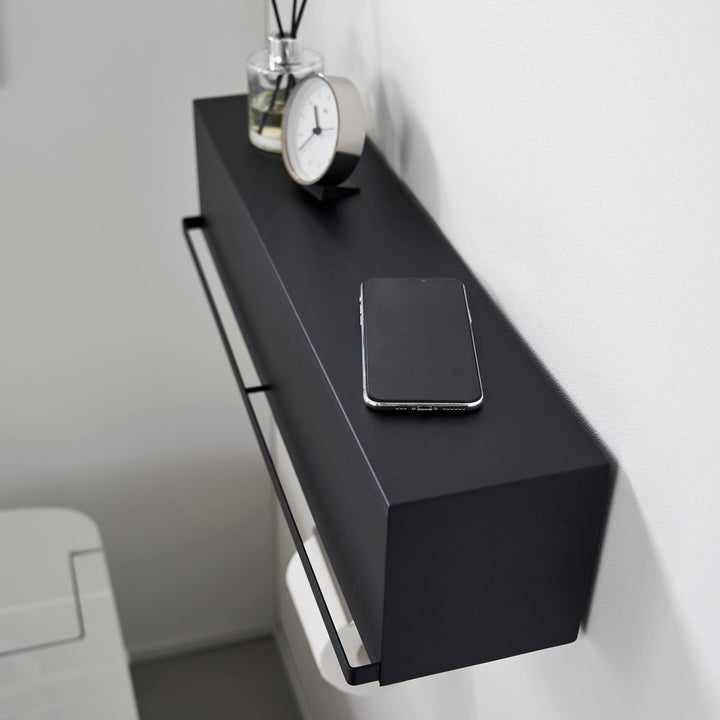 山崎実業towerウォール隠せるトイレ壁収納タワー石こうボード壁対応タワー