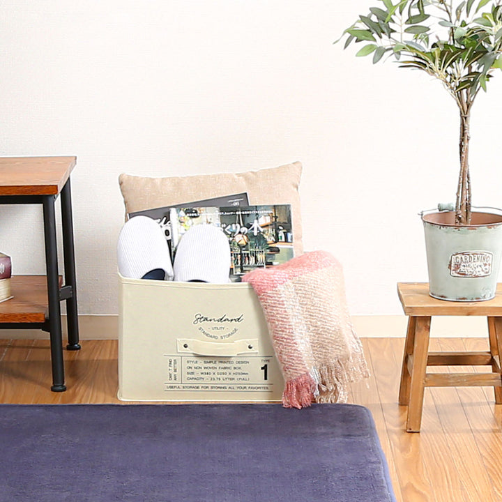 収納ボックスふた付き不織布インナーボックススタンダードフルサイズ