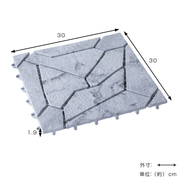 ジョイントタイルシステムストーン大理石風