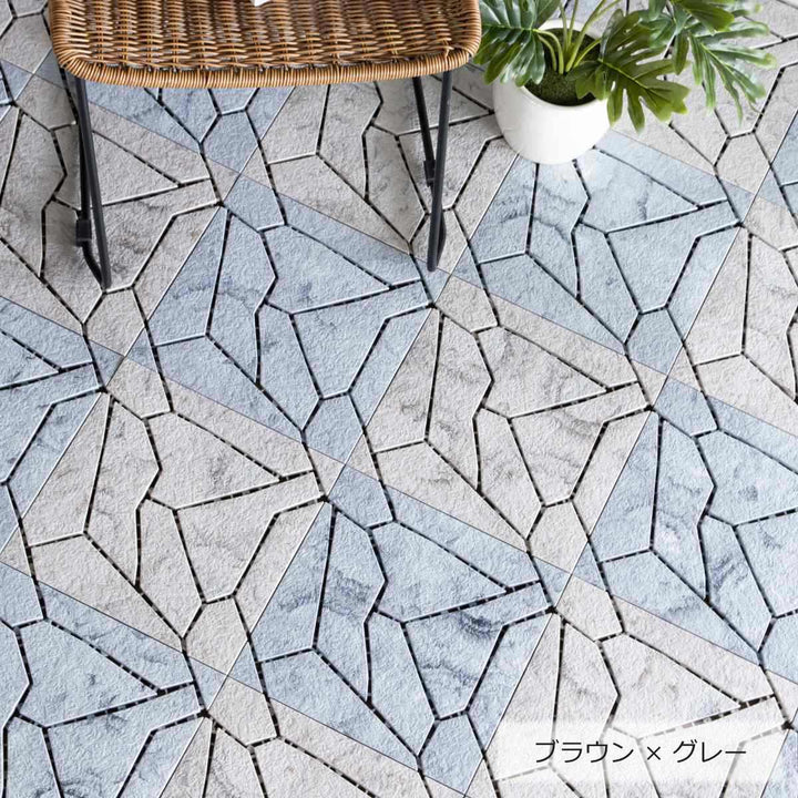 ジョイントタイルシステムストーン大理石風