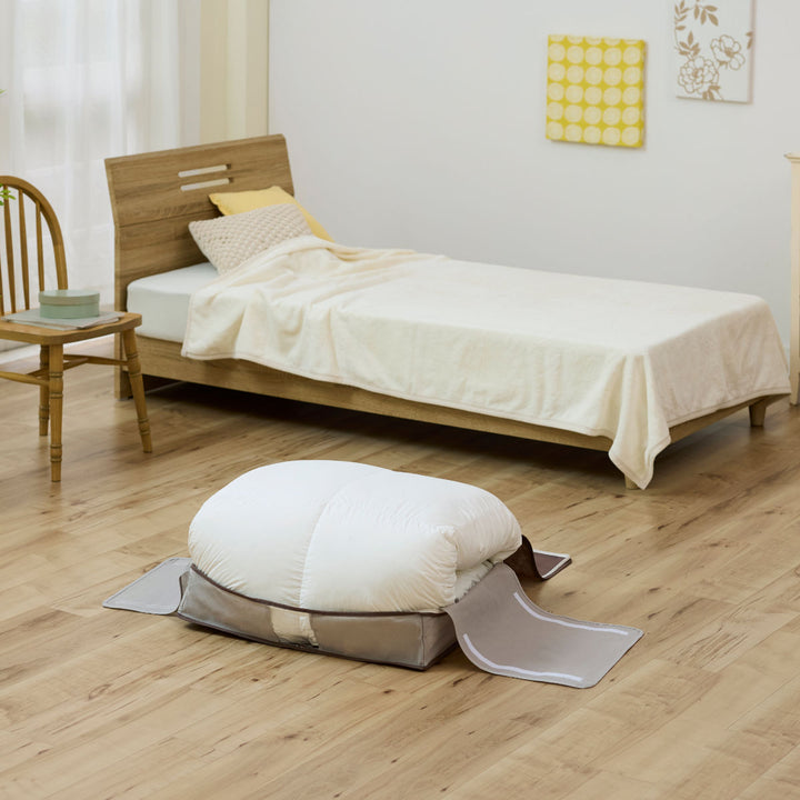 収納袋Snimuクローゼット収納ケース羽毛布団Sシングル