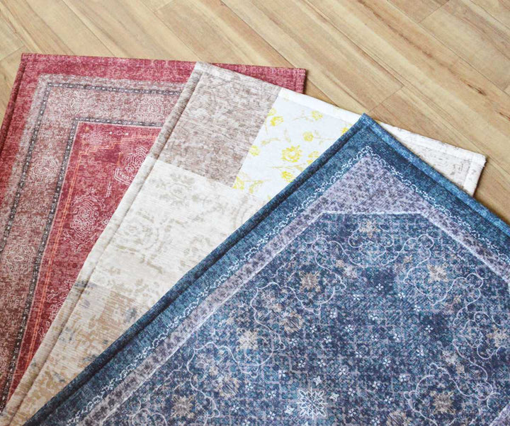 玄関マット50×80cmエルヴァンインテリアマット室内すべり止め付き