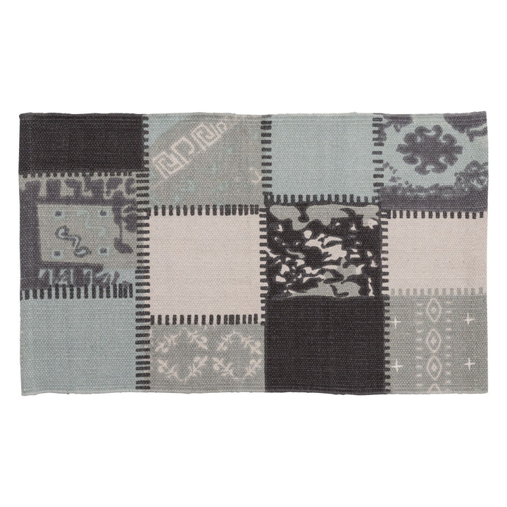 玄関マット室内パッチワークミニマット45×75