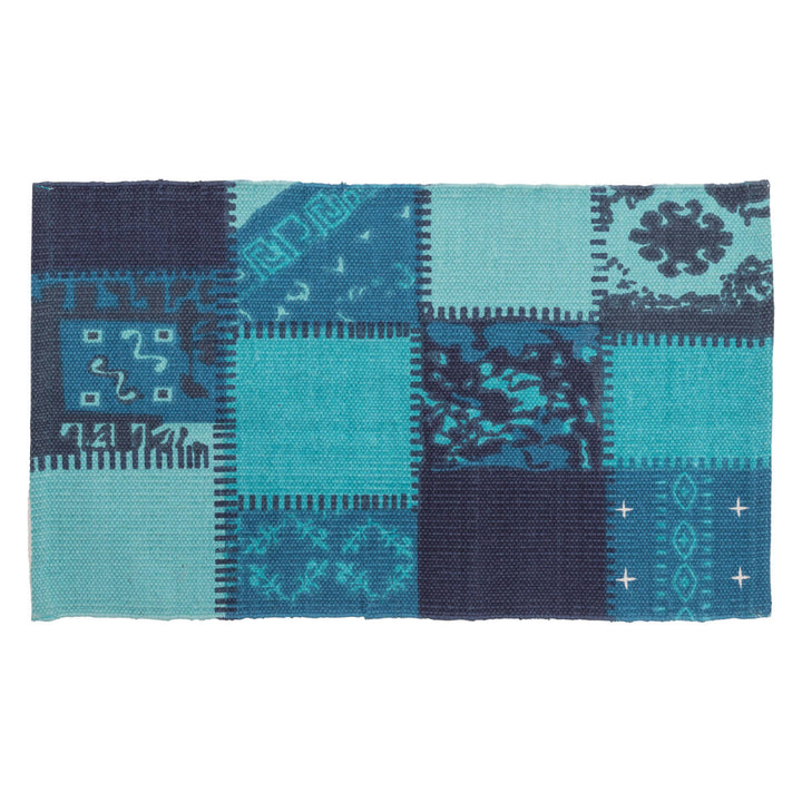 玄関マット室内パッチワークミニマット45×75