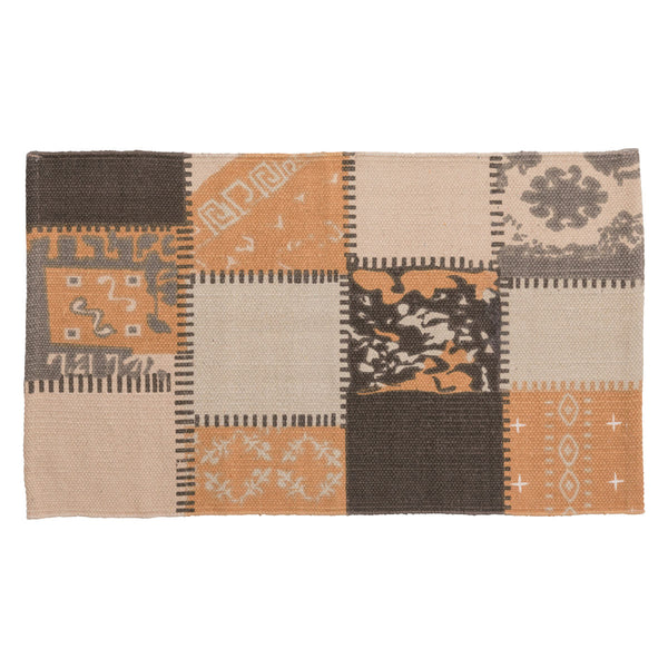 玄関マット室内パッチワークミニマット45×75