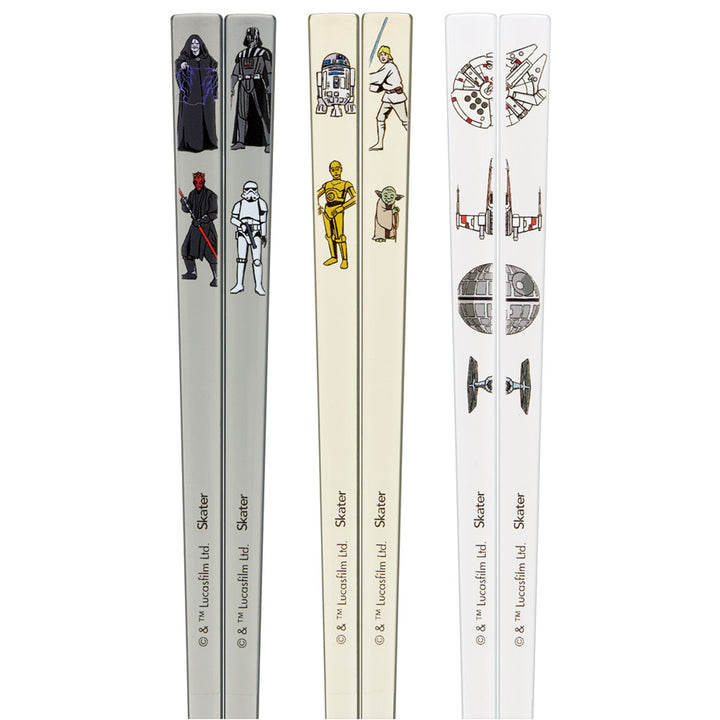 箸21cmアクリル箸スターウォーズ3膳セット