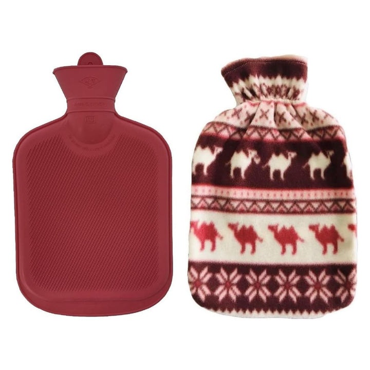 湯たんぽゴム1.6Lカバー付お湯