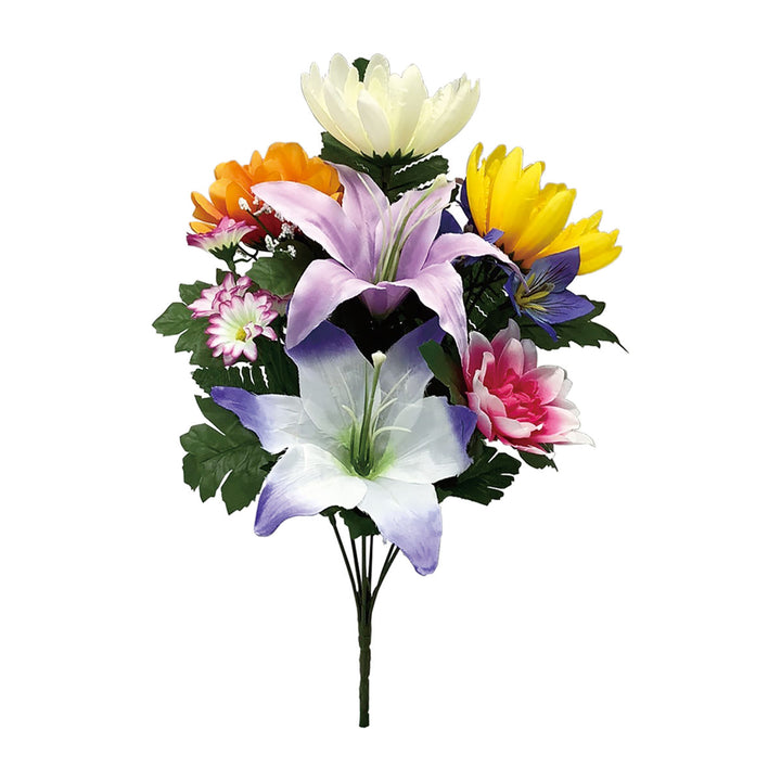 仏花造花盆花ゆり