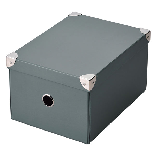 収納ボックスストレージパルプボックスMふた付き幅20.5×奥行28×高さ15.5cm