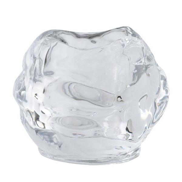 キャンドルホルダーロックアイスガラス製