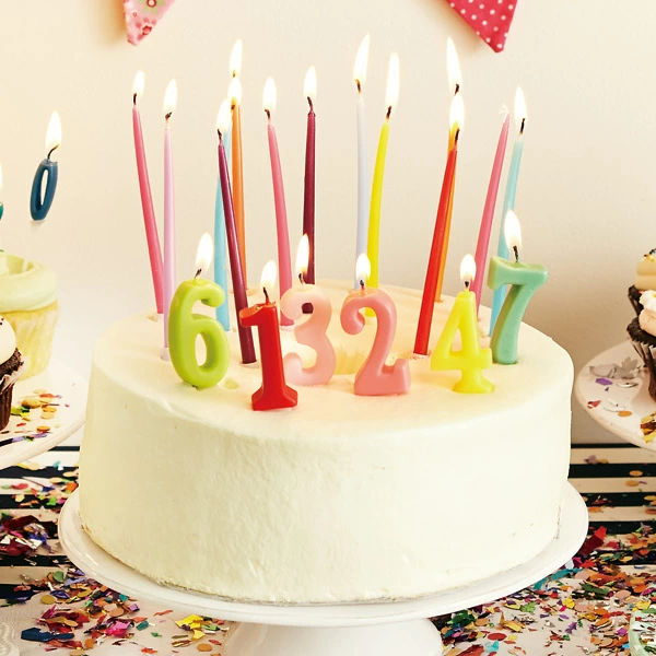 ナンバーキャンドルろうそく数字パステル