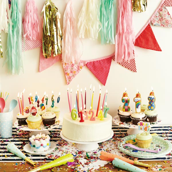 ナンバーキャンドルろうそく数字パステル