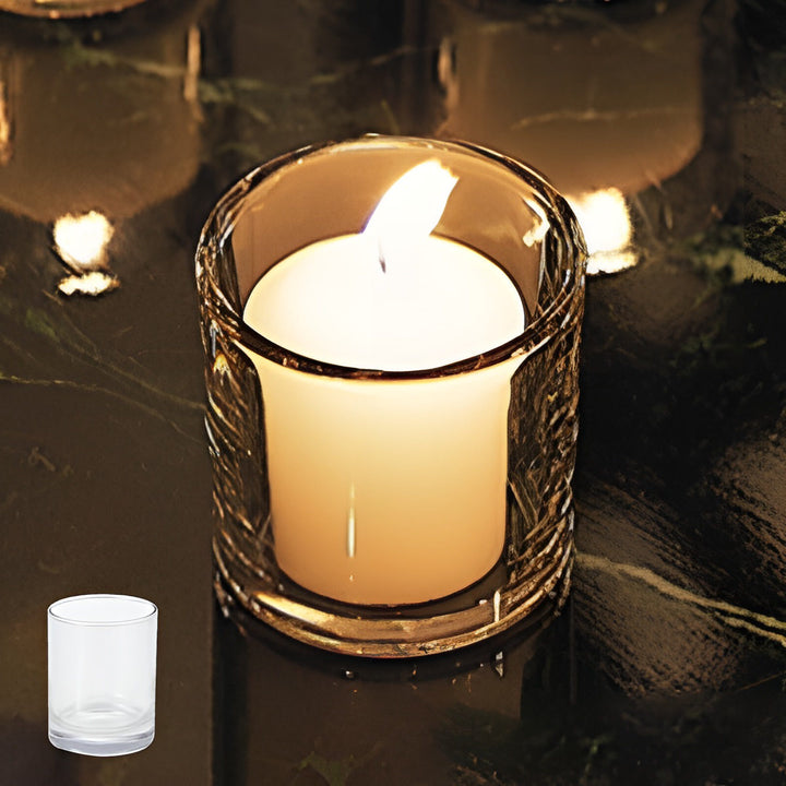 キャンドルポットキャンドルホルダーコップ型ガラス製