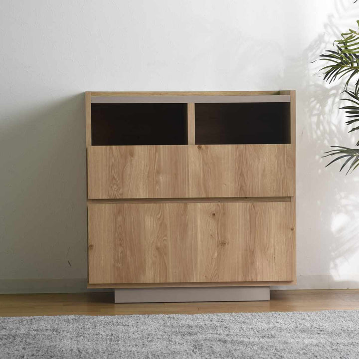 チェスト幅80cm北欧モダン日本製完成品