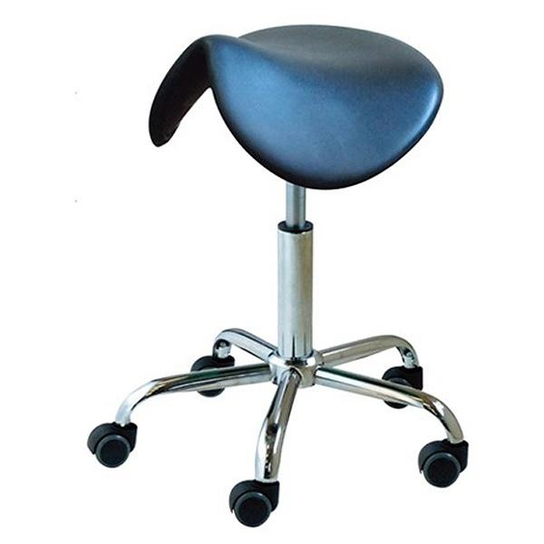 サドルスツール座面高51～64cmキャスター付きブランチクッションスツール日本製