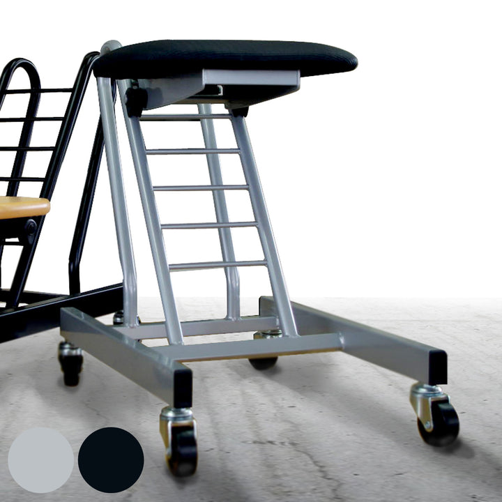 作業椅子キャスター付き高さ調節6段階調節ムーブスマートクッション座面タイプ